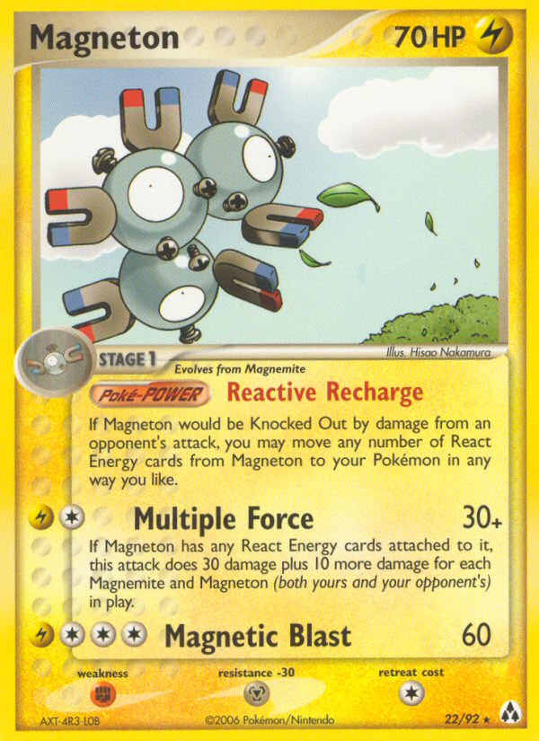 Magneton (22/92) [EX: Legend Maker] | Golgari Games