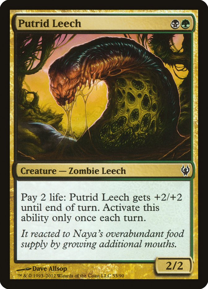 Putrid Leech [Duel Decks: Izzet vs. Golgari] | Golgari Games