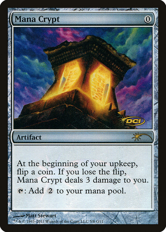 Mana Crypt [Judge Gift Cards 2011] | Golgari Games