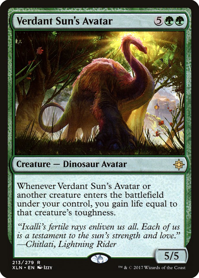 Verdant Sun's Avatar [Ixalan] | Golgari Games