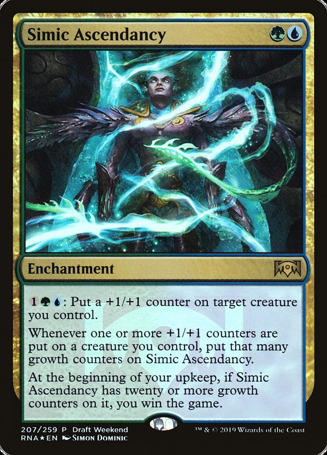 Simic Ascendancy (Draft Weekend) [Ravnica Allegiance Promos] | Golgari Games