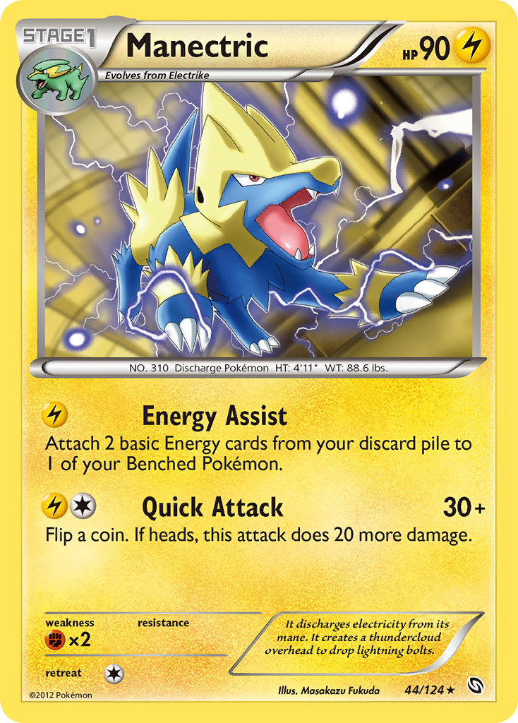 Manectric (44/124) [Black & White: Dragons Exalted] | Golgari Games