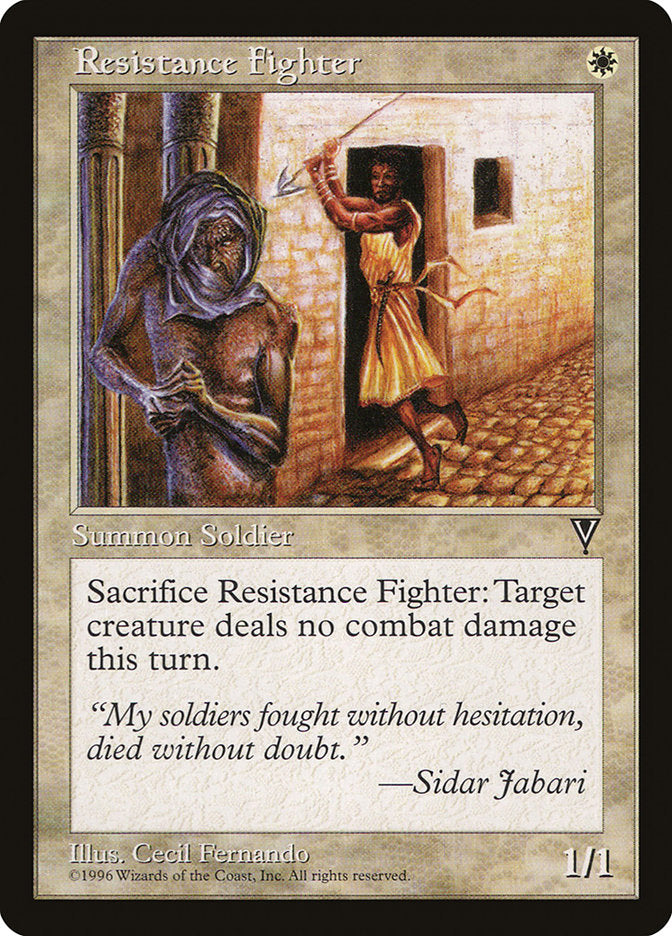 Resistance Fighter [Visions] | Golgari Games