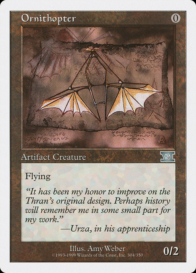 Ornithopter [Classic Sixth Edition] | Golgari Games