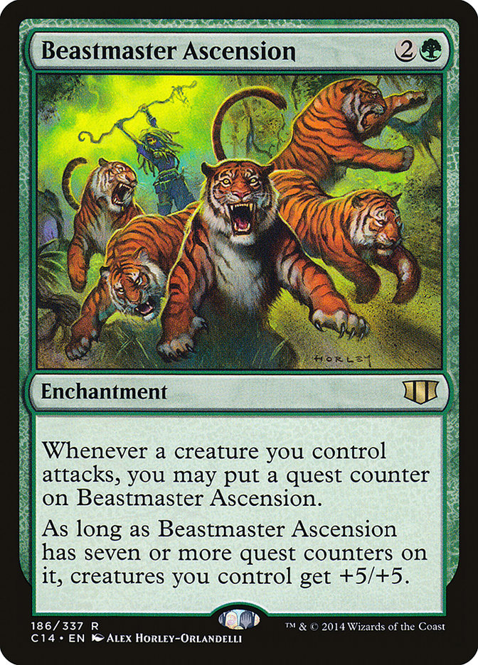 Beastmaster Ascension [Commander 2014] | Golgari Games