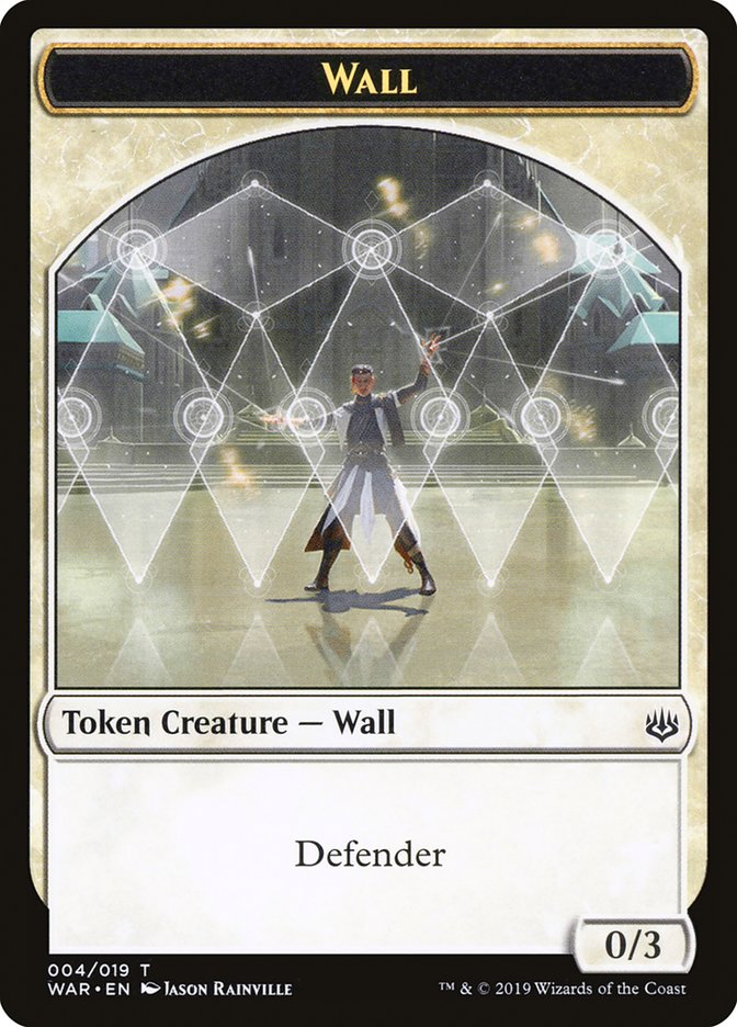 Wall Token [War of the Spark Tokens] | Golgari Games