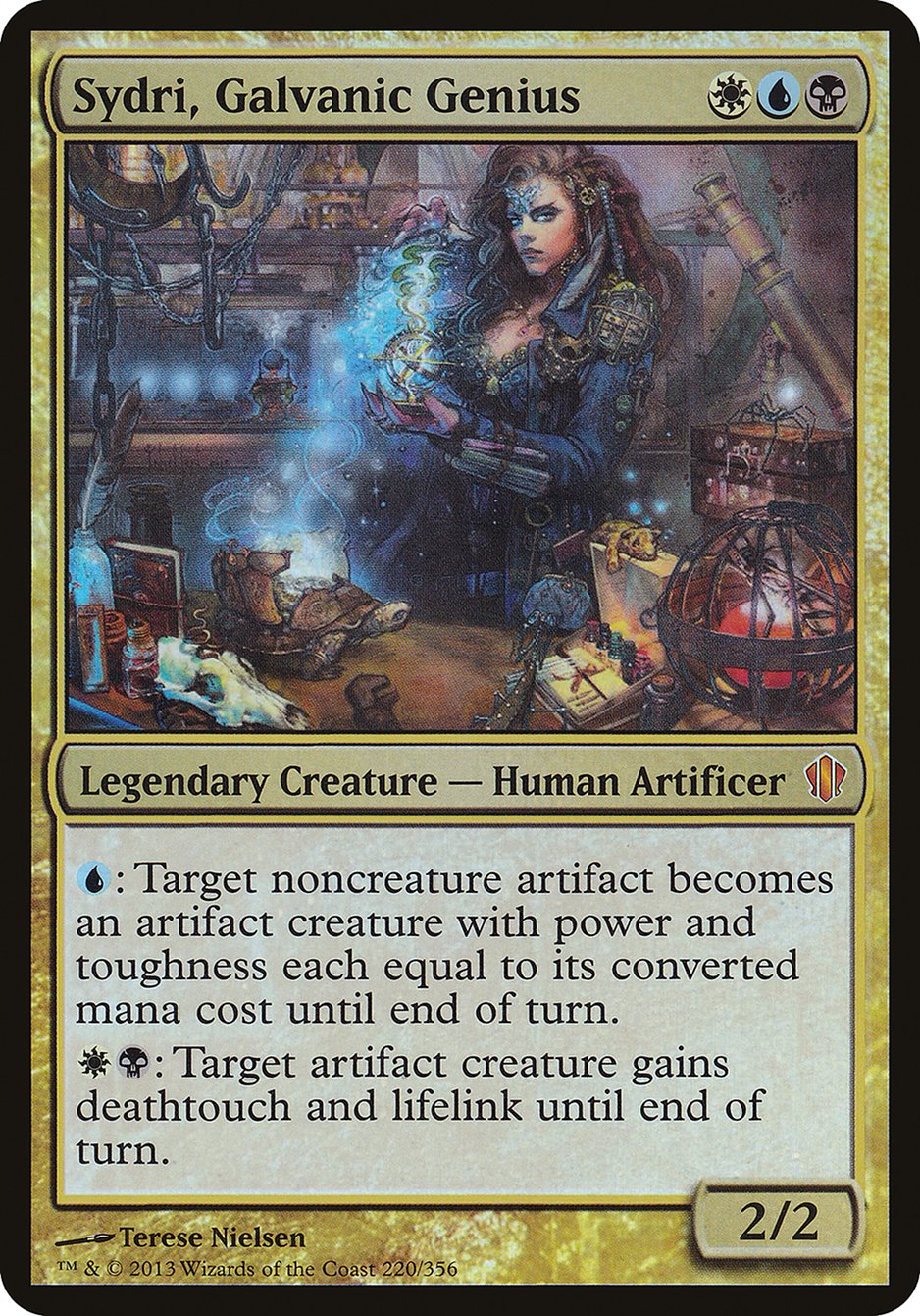 Sydri, Galvanic Genius (Oversized) [Commander 2013 Oversized] | Golgari Games