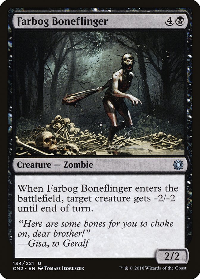 Farbog Boneflinger [Conspiracy: Take the Crown] | Golgari Games