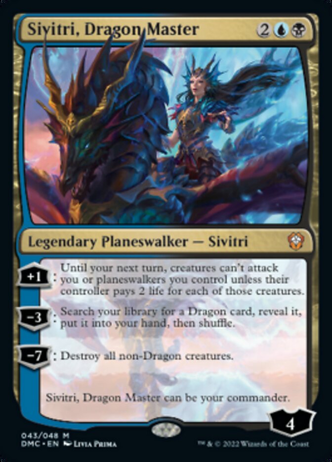 Sivitri, Dragon Master [Dominaria United Commander] | Golgari Games