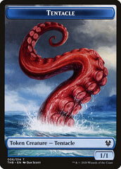 Human Soldier // Tentacle Double-sided Token [Theros Beyond Death Tokens] | Golgari Games