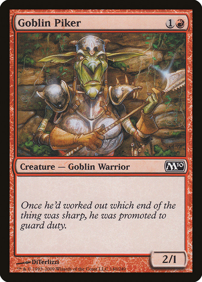 Goblin Piker [Magic 2010] | Golgari Games