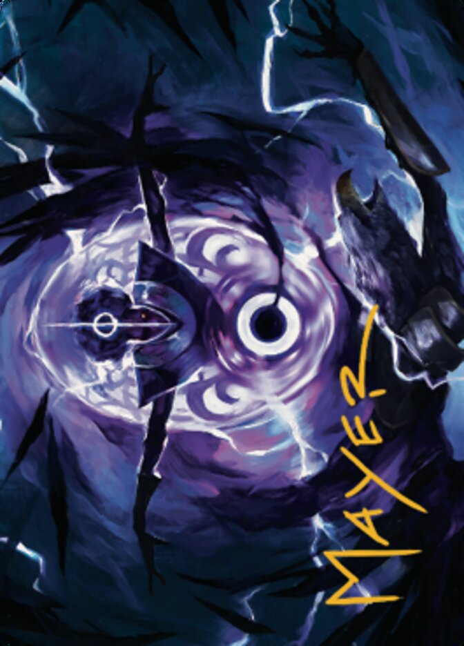 Rona's Vortex Art Card (Gold-Stamped Signature) [Dominaria United Art Series] | Local Legends
