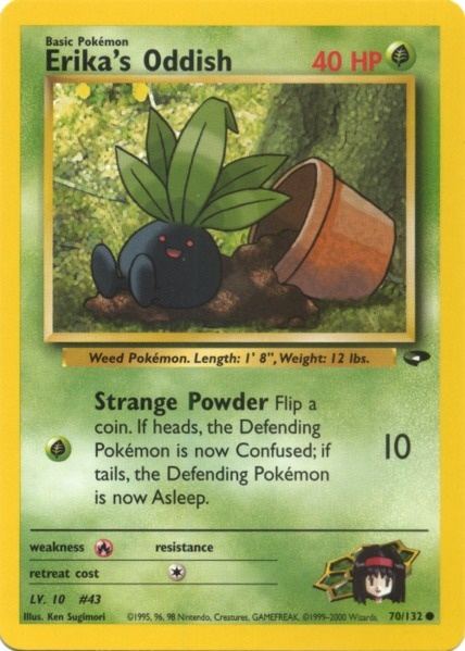 Erika's Oddish (70/132) [Gym Challenge Unlimited] | Golgari Games