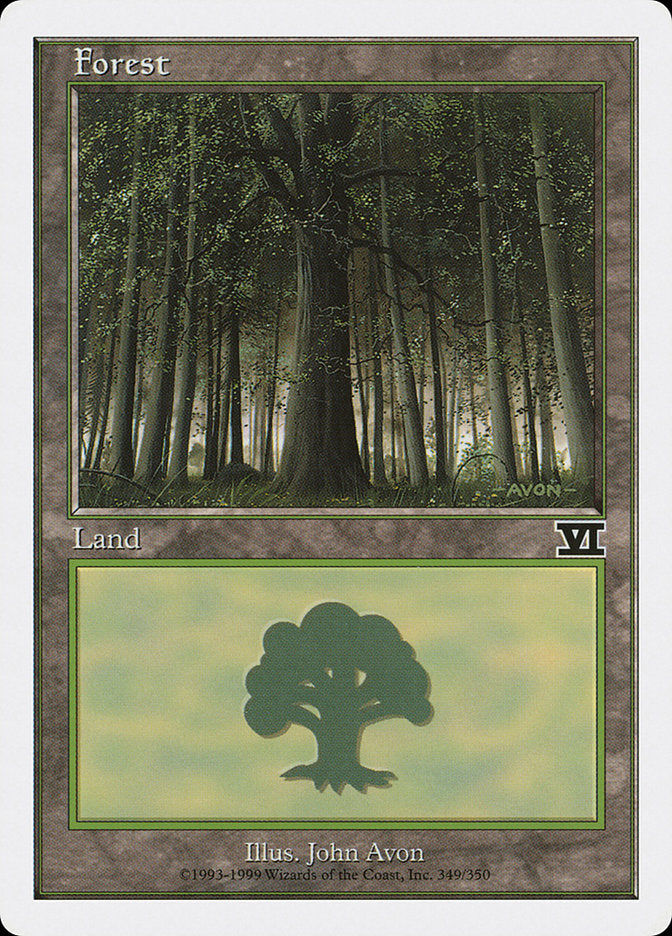 Forest (349) [Classic Sixth Edition] | Golgari Games