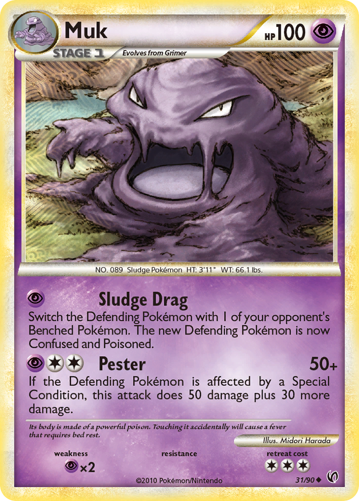 Muk (31/90) [HeartGold & SoulSilver: Undaunted] | Golgari Games