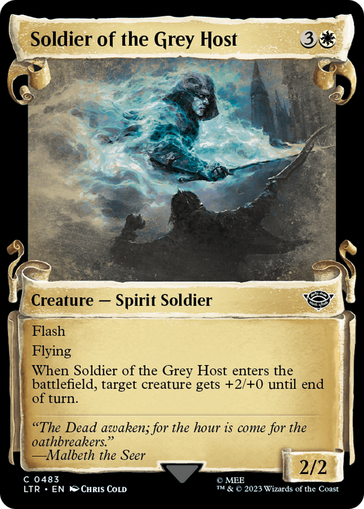 Soldier of the Grey Host [The Lord of the Rings: Tales of Middle-Earth Showcase Scrolls] | Golgari Games