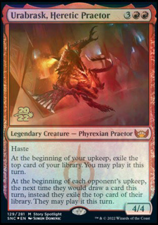 Urabrask, Heretic Praetor [Streets of New Capenna Prerelease Promos] | Golgari Games