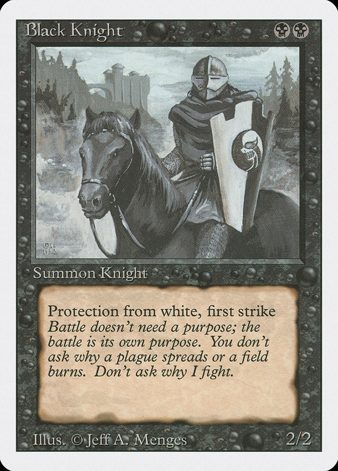 Black Knight [Revised Edition] | Golgari Games