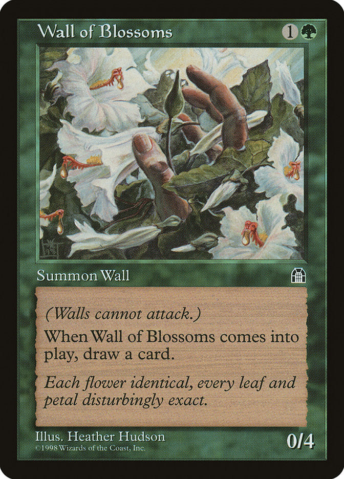 Wall of Blossoms [Stronghold] | Golgari Games