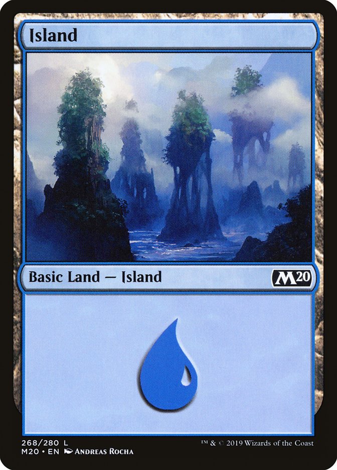 Island (268) [Core Set 2020] | Golgari Games