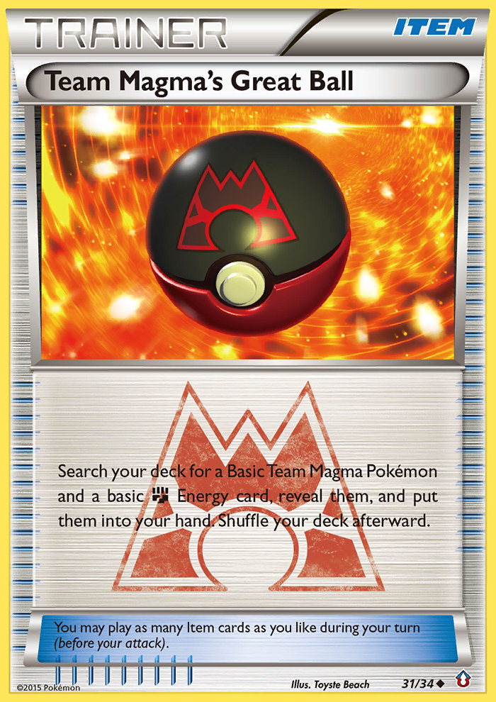 Team Magma's Great Ball (31/34) [XY: Double Crisis] | Golgari Games