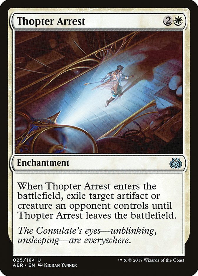 Thopter Arrest [Aether Revolt] | Golgari Games