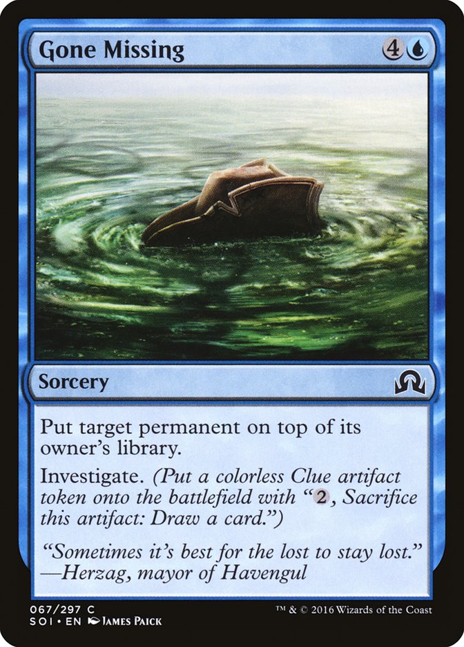 Gone Missing [Shadows over Innistrad] | Local Legends