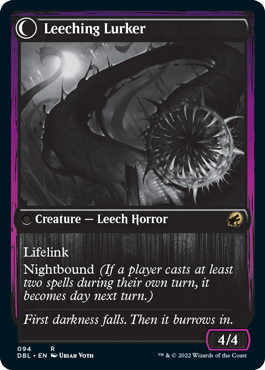 Curse of Leeches // Leeching Lurker [Innistrad: Double Feature] | Golgari Games