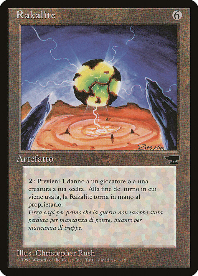 Rakalite (Italian) [Rinascimento] | Golgari Games