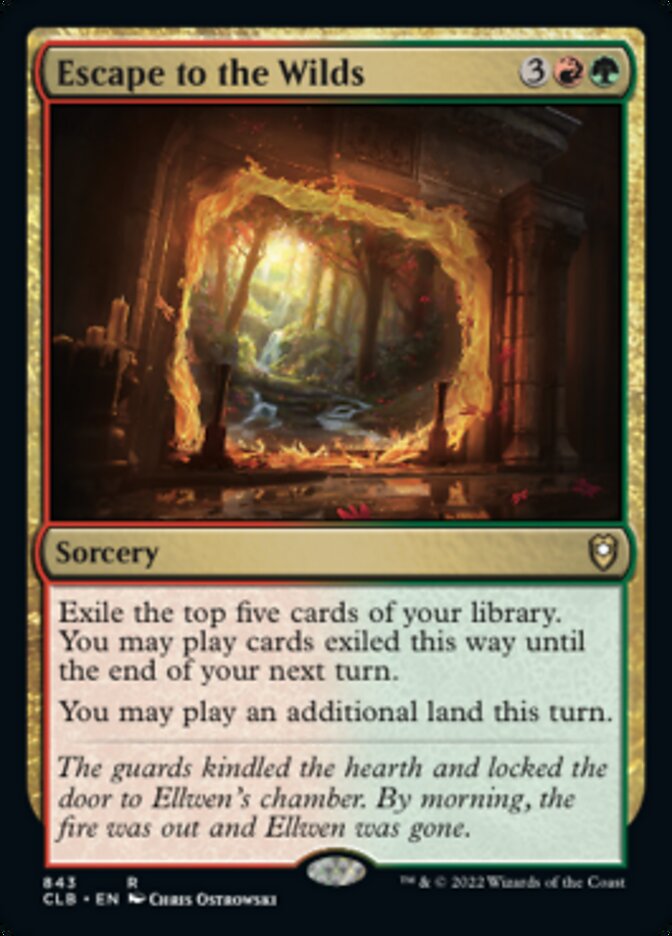 Escape to the Wilds [Commander Legends: Battle for Baldur's Gate] | Local Legends