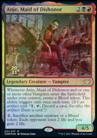 Anje, Maid of Dishonor [Innistrad: Crimson Vow Prerelease Promos] | Golgari Games