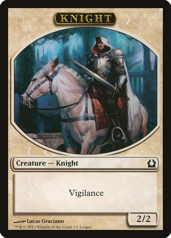 Knight Token [League Tokens 2012] | Golgari Games