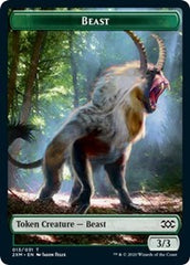 Beast // Treasure Double-sided Token [Double Masters Tokens] | Golgari Games