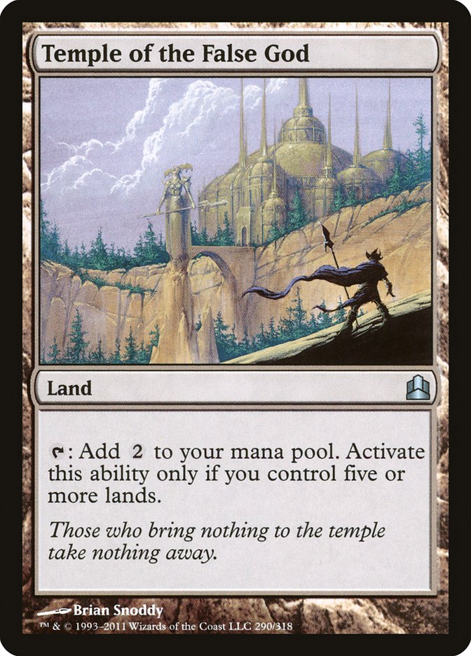 Temple of the False God [Commander 2011] | Local Legends