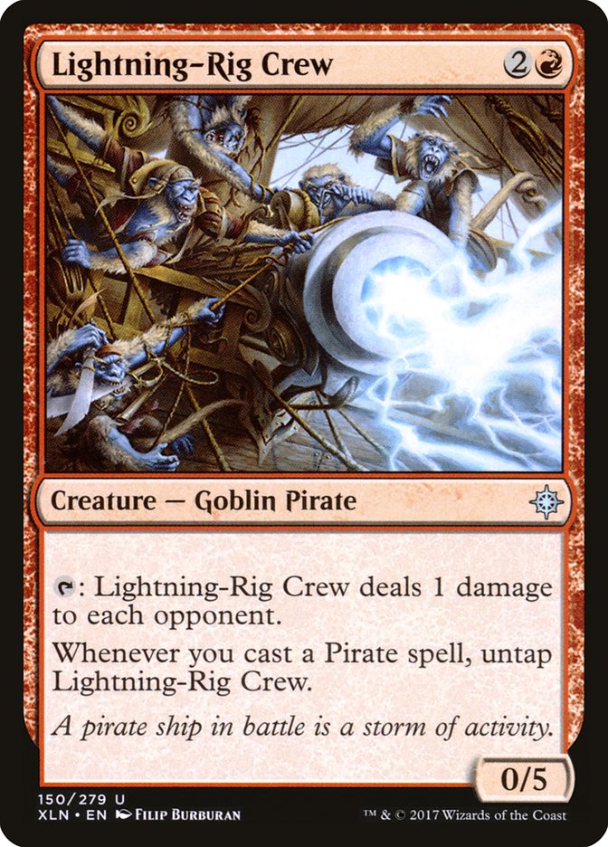 Lightning-Rig Crew [Ixalan] | Golgari Games