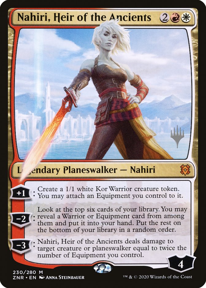 Nahiri, Heir of the Ancients (Promo Pack) [Zendikar Rising Promos] | Golgari Games