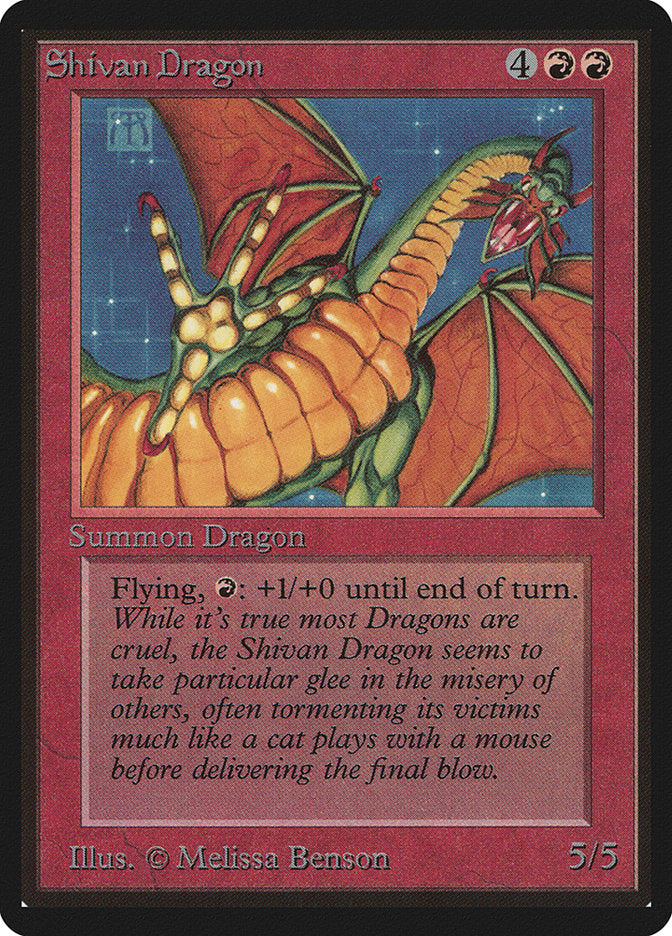 Shivan Dragon [Beta Edition] | Golgari Games