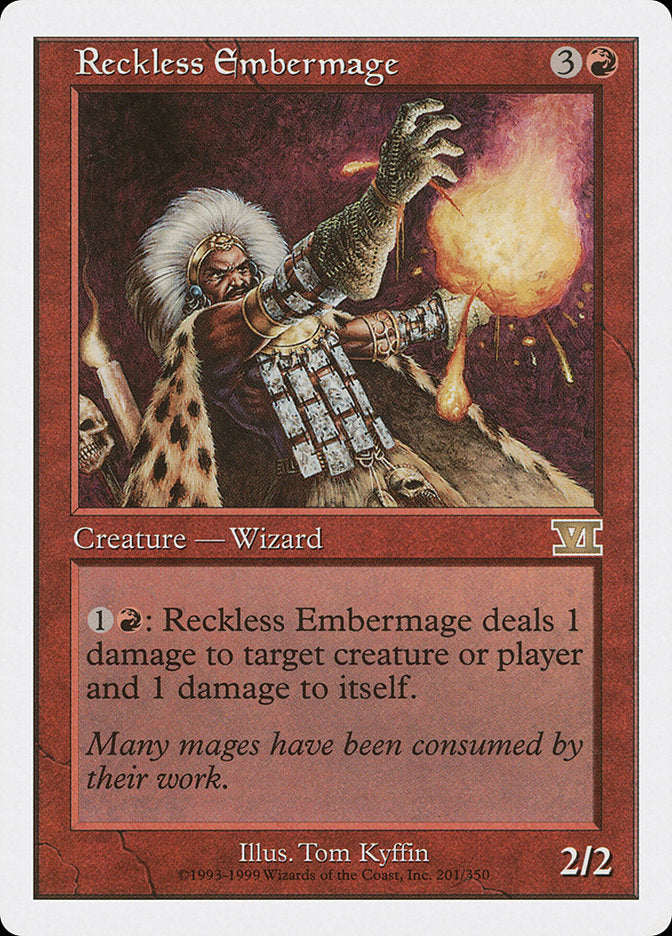 Reckless Embermage [Classic Sixth Edition] | Golgari Games