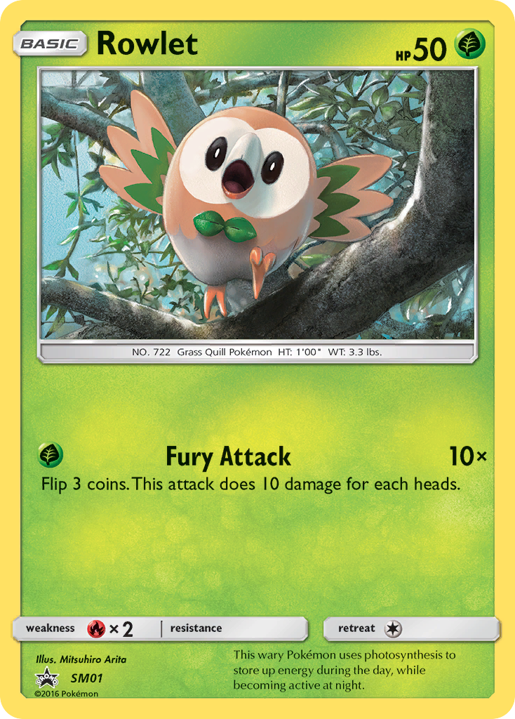 Rowlet (SM01) [Sun & Moon: Black Star Promos] | Golgari Games