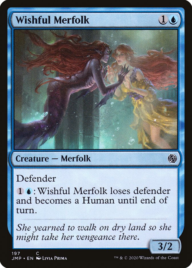 Wishful Merfolk [Jumpstart] | Golgari Games