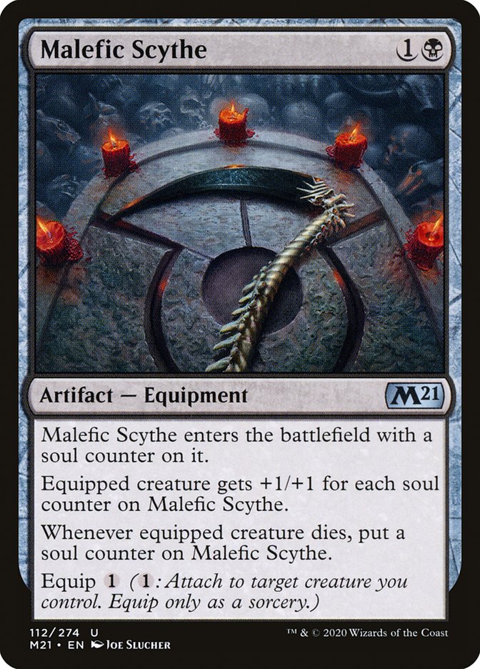 Malefic Scythe [Core Set 2021] | Local Legends