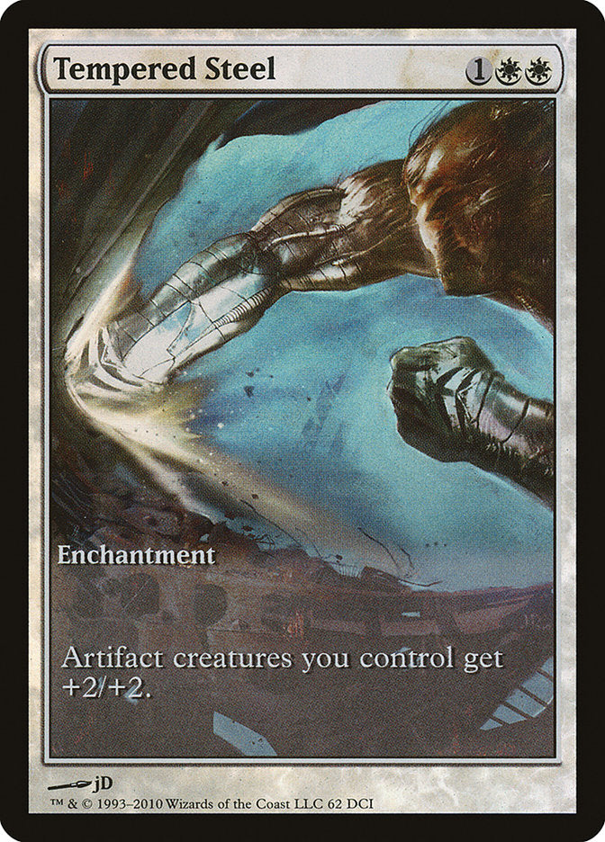 Tempered Steel (Game Day) (Extended Art) [Scars of Mirrodin Promos] | Local Legends