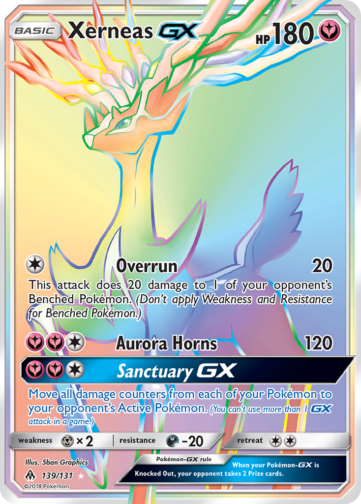 Xerneas GX (139/131) [Sun & Moon: Forbidden Light] | Golgari Games