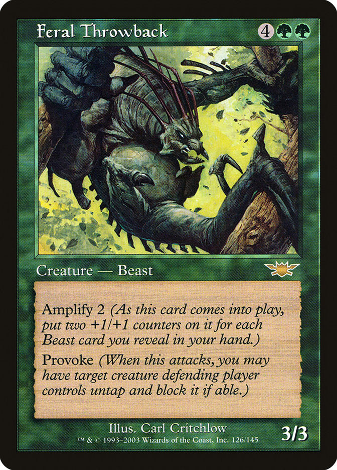 Feral Throwback [Legions] | Local Legends