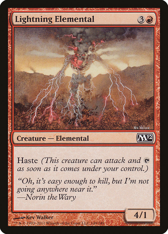 Lightning Elemental [Magic 2012] | Local Legends