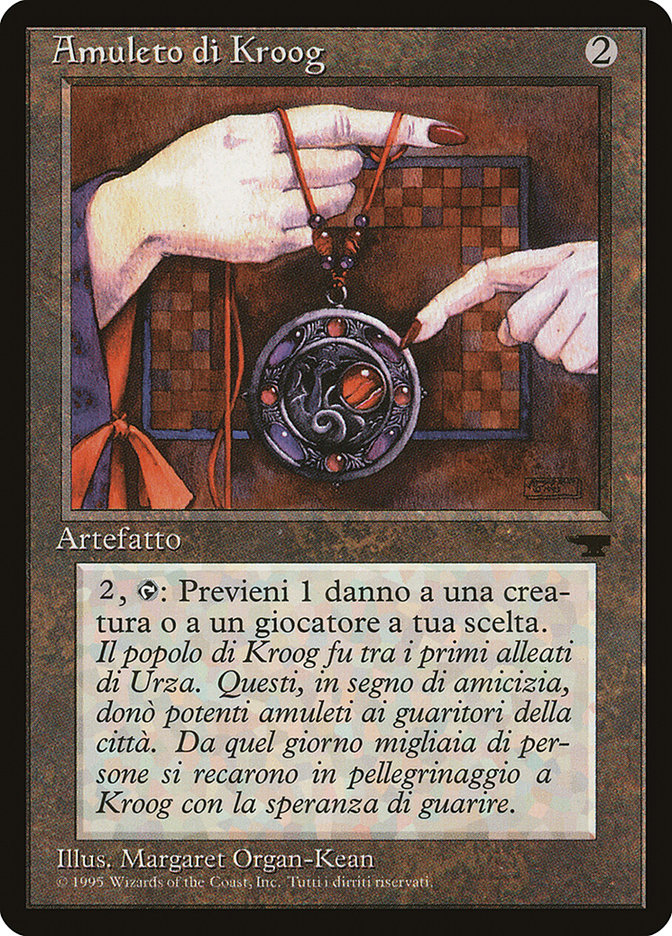 Amulet of Kroog (Italian) - "Amuleto di Kroog" [Rinascimento] | Golgari Games