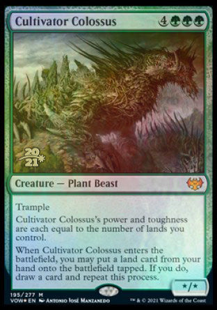 Cultivator Colossus [Innistrad: Crimson Vow Prerelease Promos] | Golgari Games