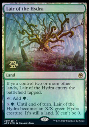 Lair of the Hydra [Dungeons & Dragons: Adventures in the Forgotten Realms Prerelease Promos] | Golgari Games