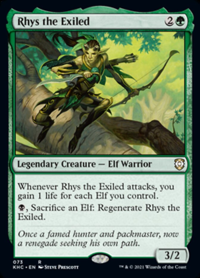 Rhys the Exiled [Kaldheim Commander] | Golgari Games