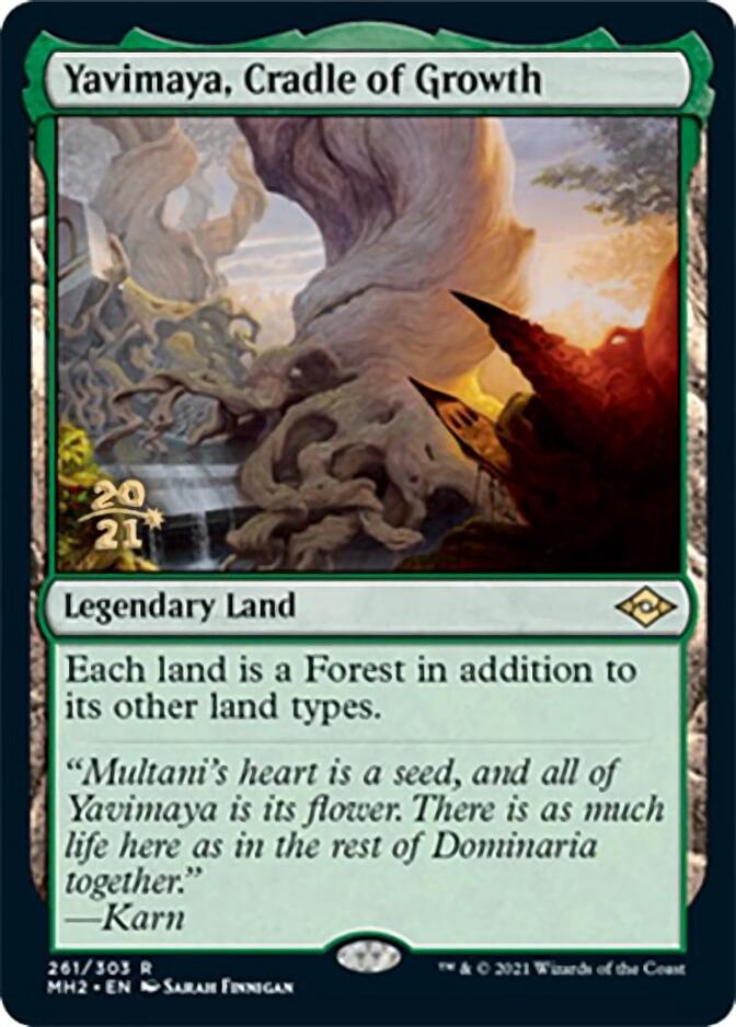 Yavimaya, Cradle of Growth [Modern Horizons 2 Prerelease Promos] | Golgari Games